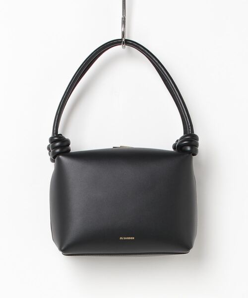 良品 JIL SANDER ロック金具 シボ革 ハンドバッグ e121 - メルカリ
