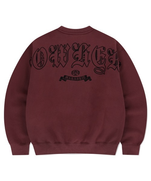 トレーナー スウェット 「mahagrid/マハグリッド」 BACK NOWHERE SWEATSHIRT/バック ノーウェア スウェットシャツ レデ