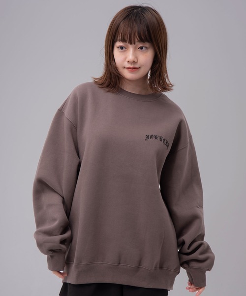 トレーナー スウェット 「mahagrid/マハグリッド」 BACK NOWHERE SWEATSHIRT/バック ノーウェア スウェットシャツ レデ MAHAGRID トレーナー スウェット 「mahagrid/マハグリッド