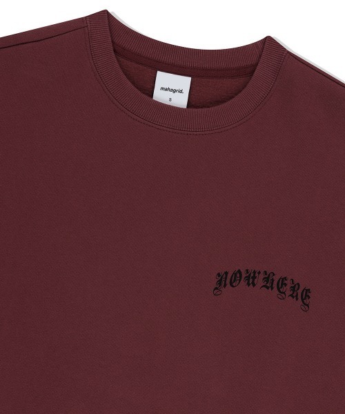 さらに100円引き◆MAHAGRID◆BACK NOWHERE SWEATSHIRT MAHAGRID トレーナー スウェット 「mahagrid/マハグリッド