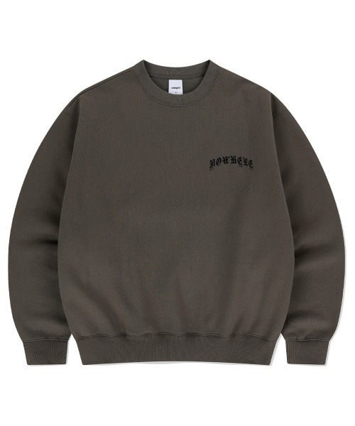 トレーナー スウェット 「mahagrid/マハグリッド」 BACK NOWHERE SWEATSHIRT/バック ノーウェア スウェットシャツ レデ MAHAGRID トレーナー スウェット 「mahagrid/マハグリッド