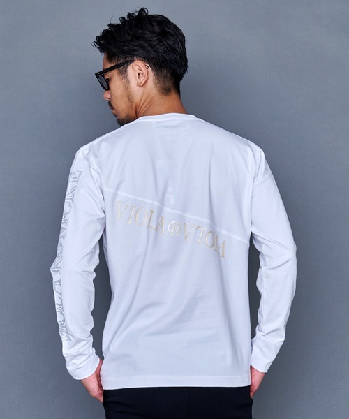 VIOLA RUMORE Vネックシャツ L ホワイト 楽天市場】VIOLA rumore ヴィオラ ビオラ Tシャツ Vネック
