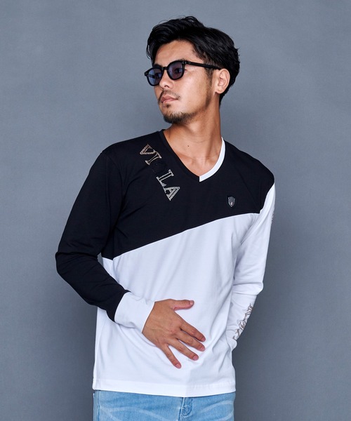 VIOLA tシャツ 「VIOLA rumore/ヴィオラ ルモーレ」P.T入り切替V