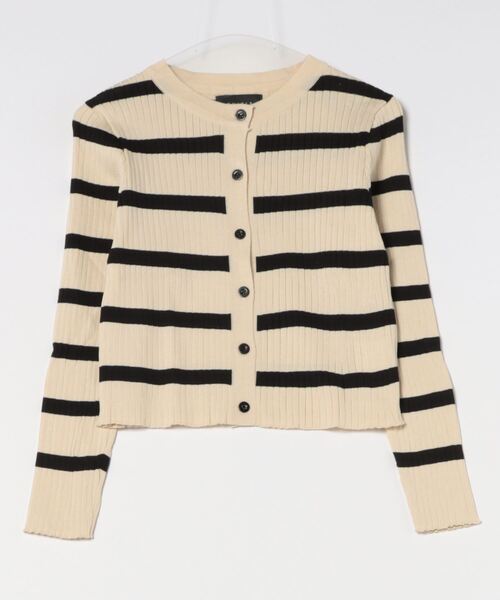 LUDICRUM Knit short jacket ボーダー カーディガン Knit short jacket LUDICRUM