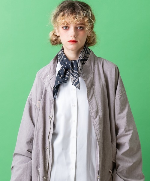 MAGIC STICK ペイズリー コージーニットバンダナストール ユニセックス Cozy Knit Bandana Stole (FADE NAVY PAISLEY) – MAGIC STICK
