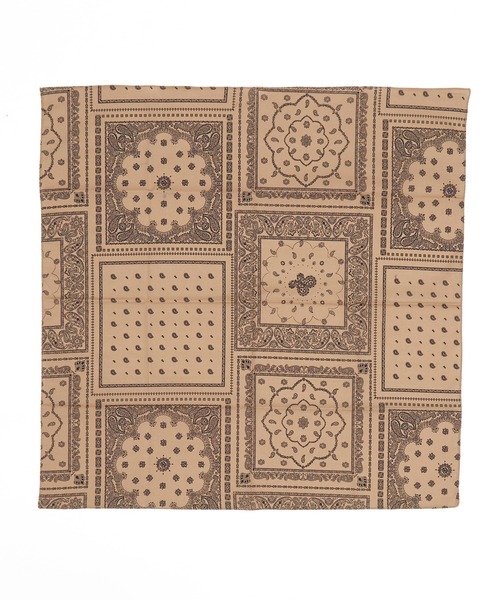 スカーフ バンダナ an meets zakka ミックスペイズリー柄スカーフ