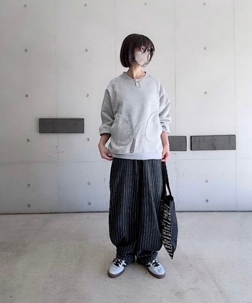 H.TOKYO トレーナー スウェット ヘンリーネックスウェット