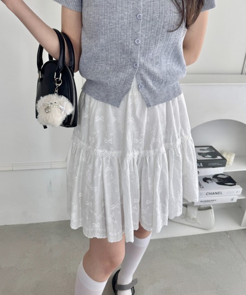 直営店！ 【HERMES エルメス】 ワイルド ミニスカート コットン 直営店！ 【HERMES エルメス】 ワイルド ミニスカート コットン