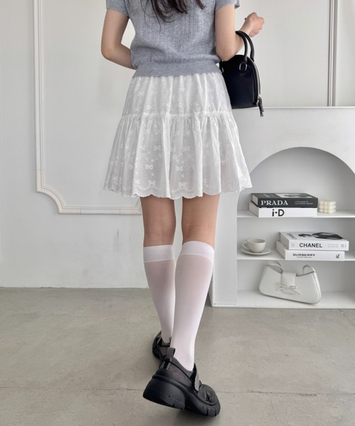 COURREGES クレシュ ロコ刺繍 テニムミニスカト 【関税込】 124DJU155DE0016_002_1400x.jpg?