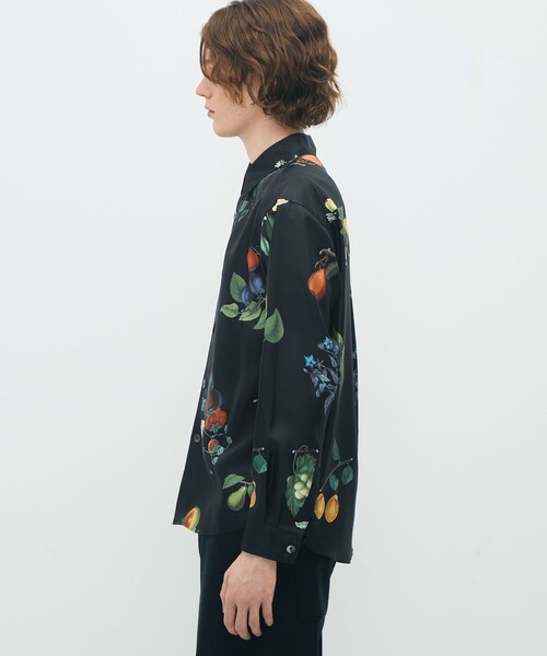 ブラウス シャツ CABaN シルクツイル HARVEST レギュラーカラーシャツ レディース CABaN ブラウス シャツ シルクツイル HARVEST レギュラーカラー