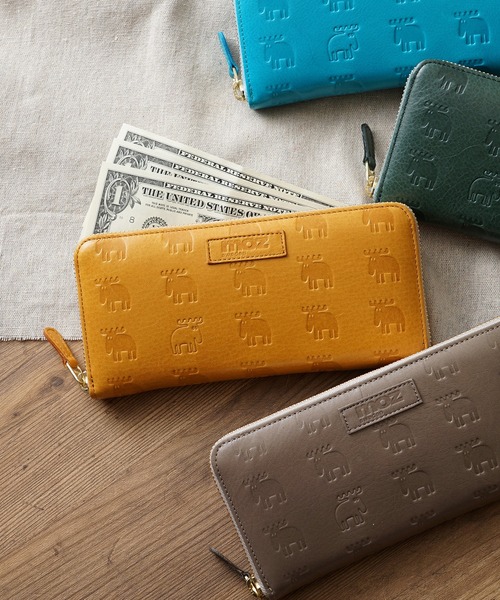 moz 財布 「moz」モズ New irregular ラウンド型長財布 No.86017