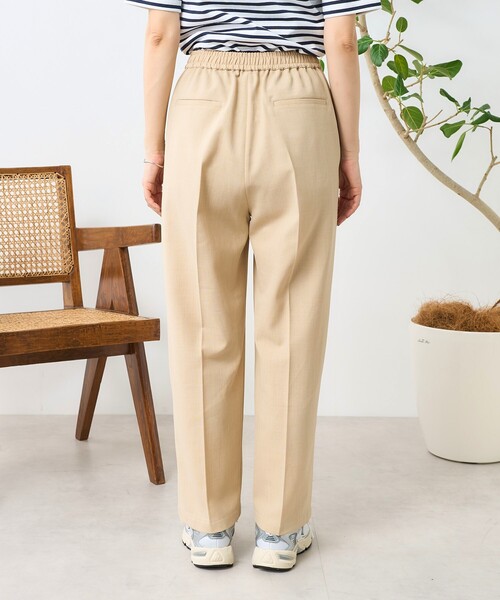 FREAK'S STORE スラックス パンツ 接触冷感/UV リネンタッチ