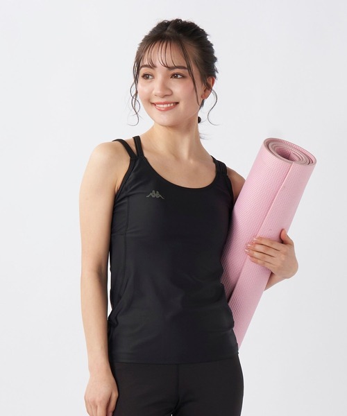 Kappa 「水陸両用」 カップ付きキャミソール フィットネスウェア