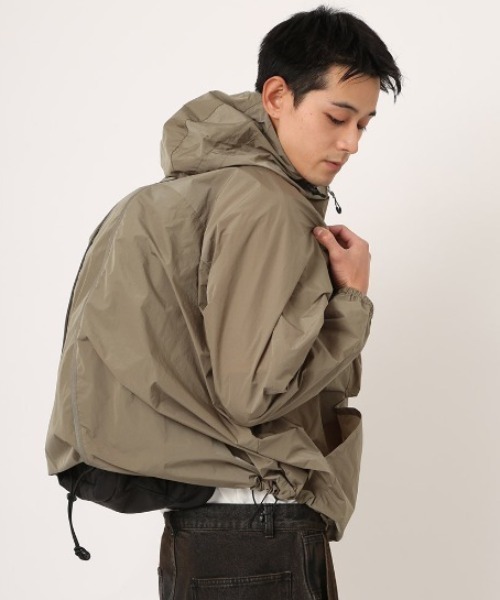 atmos コート ジャケット Front Pocket Ripstop Anorak Hoodie