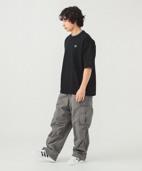 FRED PERRY tシャツ 「別注」FRED / オーバーサイズ ピケ T