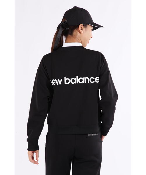 トレーナー スウェット 「new balance golf」ストレッチ スウェット裏メッシュ クルーネック プルオーバー (WOMENS) レディース