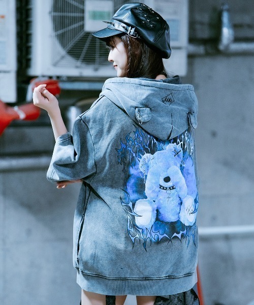 トラバストーキョー クマ耳 パーカー TRAVAS TOKYO パーカー 「TRAVAS TOKYO/トラバス トーキョー