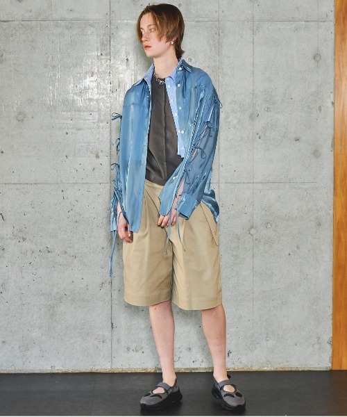 MAISON SPECIAL チノパン 2way Double Waist Curve Shorts/2WAY