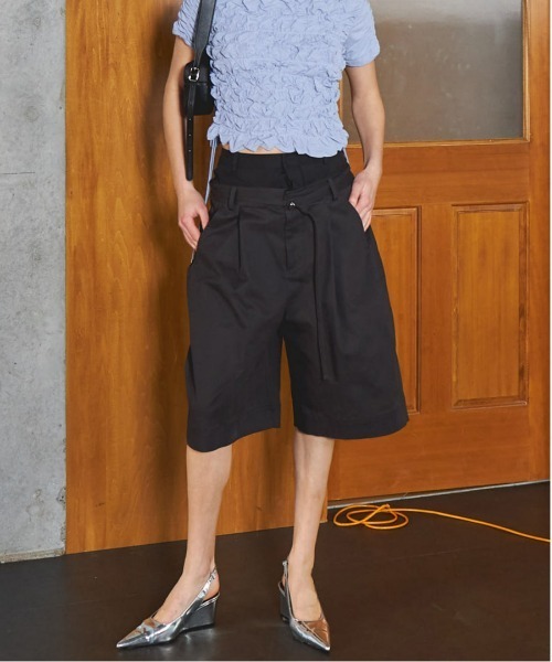 MAISON SPECIAL スタッズ2WAYパンツ MAISON SPECIAL チノパン 2way Double Waist Curve Shorts/2WAY