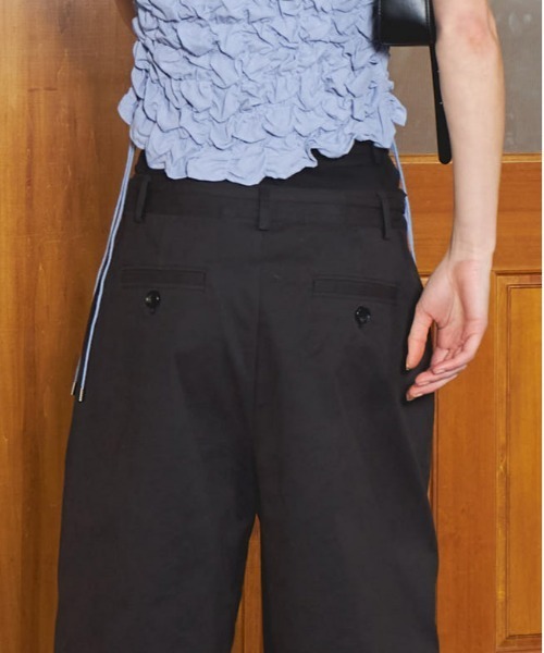 2WAYダブルウエストカーブハーフパンツ MAISON SPECIAL(メゾンスペシャル)｜2way Double Waist CAMO