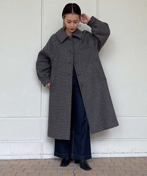 「FREE'S MART」 ステンカラーコート MEDIUM グレー系その他 レディース_画像8