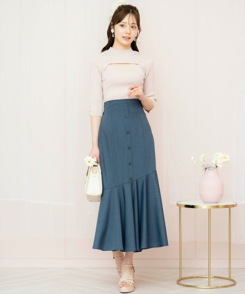 WILLSELECTION（ウィルセレクション） ロング スカート バックリボン
