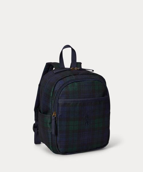 Ralph Lauren 子供用リュック(新品・タグあり・箱あり) Polo Ralph Lauren Childrenswear リュック チェック Big Pony