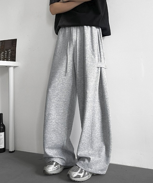 極美品⭐️S'YTE サルエルパンツ ゴム ウエスト紐 スウェット生地 3サイズ link lot スウェットパンツ ジャージ サイドスナップボタン
