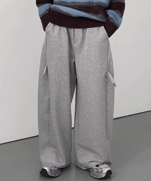 link lot スウェットパンツ ジャージ サイドスナップボタンワイド