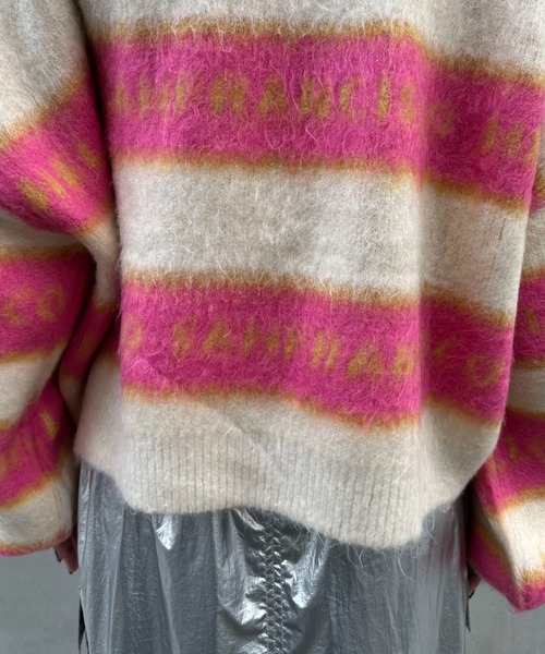 「HELLO.SANFRANCISCO」 長袖ニット FREE アイボリー レディース_画像9