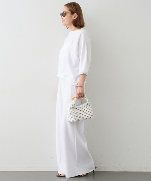 Deuxieme Classe Celestial ニット　ホワイト Deuxieme Classe ニット セーター Celestial レディース