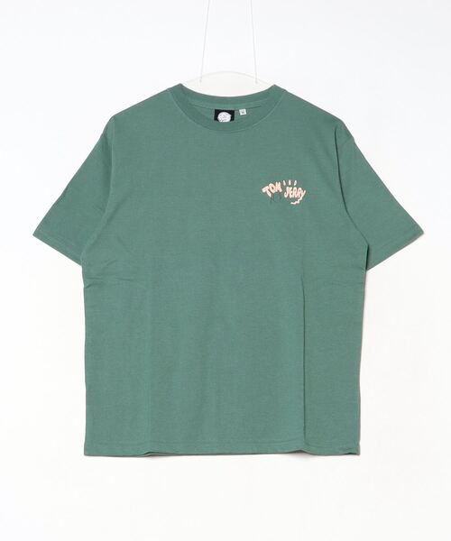 tシャツ 半袖 ノーブランド Tom＆Jerryバックグラフィック(トム 