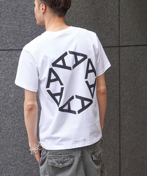 【関税込み】1017 ALYX 9SM ホワイト クルーネックTシャツ 1017 ALYX 9SM tシャツ / テンセブンティーン アリクス ナイン