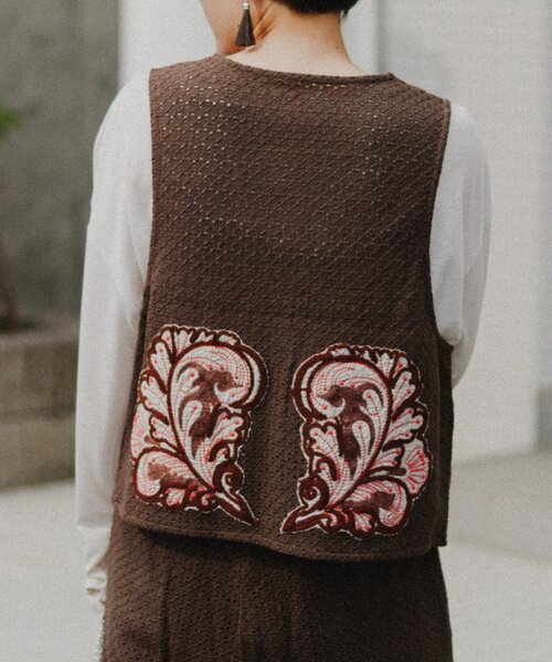 CIAOPANIC TYPY（チャオパニックティピー） ベスト ジレ aguniパッチ