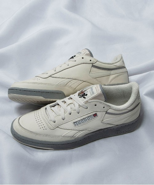 REEBOK メンズスニーカー オフホワイト Reebok 「Reebok」 ローカットスニーカー 24.5cm オフホワイト