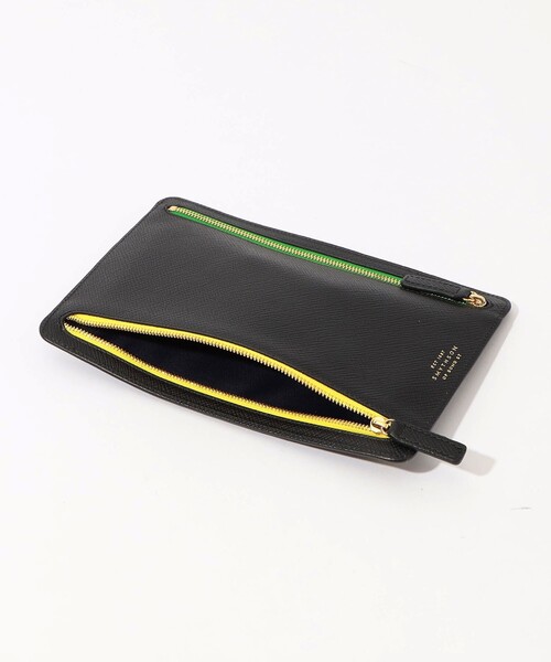 【ほぼ新品】SMYTHSON（スマイソン）黒　長財布 パナマ※本日限定値下げ※ 楽天市場】スマイソン SMYTHSON 財布 ニつ折り財布 PANAMA SMALL