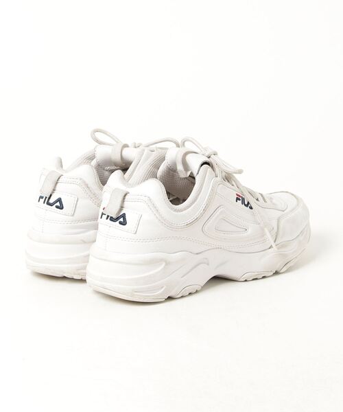 [FILA] low cut спортивные туфли 24.5cm белый мужской 