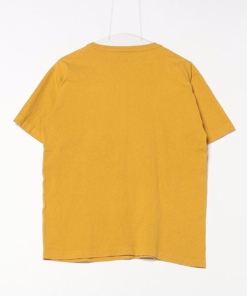 「Champion」 半袖Tシャツ M イエロー メンズ