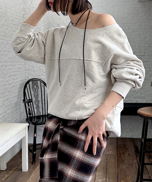 ♡ページ PAGEBOY（ページボーイ） トレーナー スウェット リメイクライク