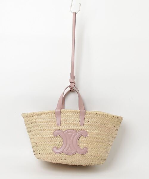 CELINE 「CELINE」 Teen Triomphe かごバッグ - ベージュ