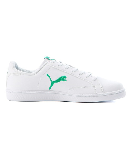 [PUMA] low cut спортивные туфли 23.0cm белый × зеленый мужской 