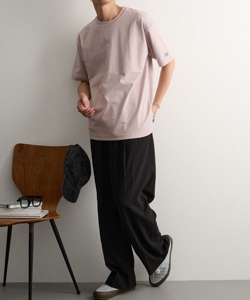 DISCUS tシャツ 「DISCUS」USA綿混HEAVY WEIGHT天竺 半袖クルーネックT