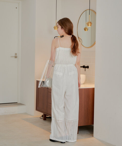 Kastane 「Kastane」 オールインワン 1 ホワイト レディース