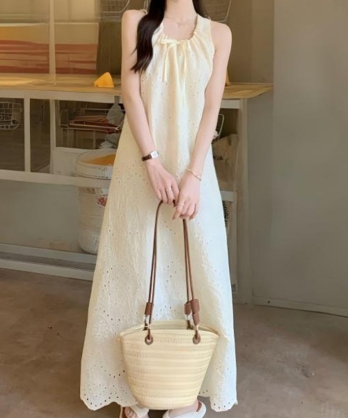 Aelina ワンピース ノースリーブワンピース : ZOZOTOWN Yahoo!店
