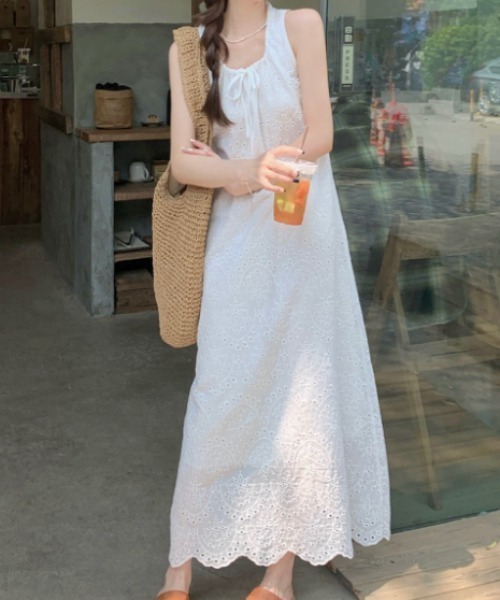 Aelina ワンピース ノースリーブワンピース : ZOZOTOWN Yahoo!店