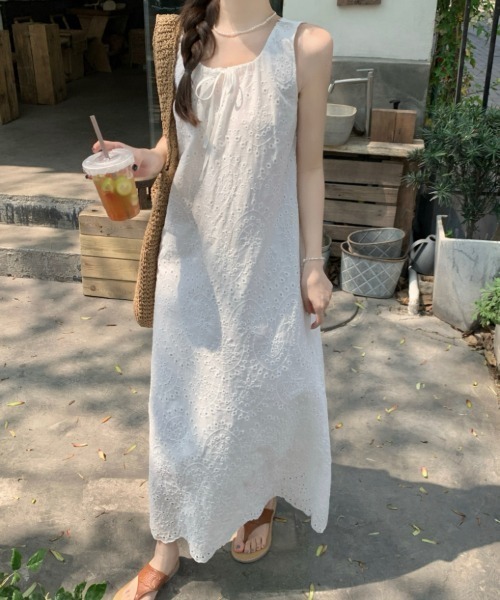 Aelina ワンピース ノースリーブワンピース : ZOZOTOWN Yahoo!店