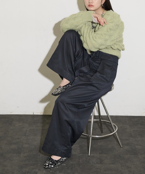 「THE YOn」 フラットパンプス 38 シルバー レディース