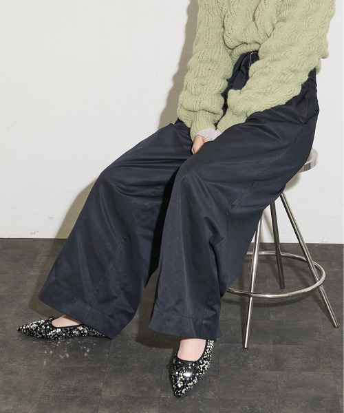 「THE YOn」 フラットパンプス 38 シルバー レディース