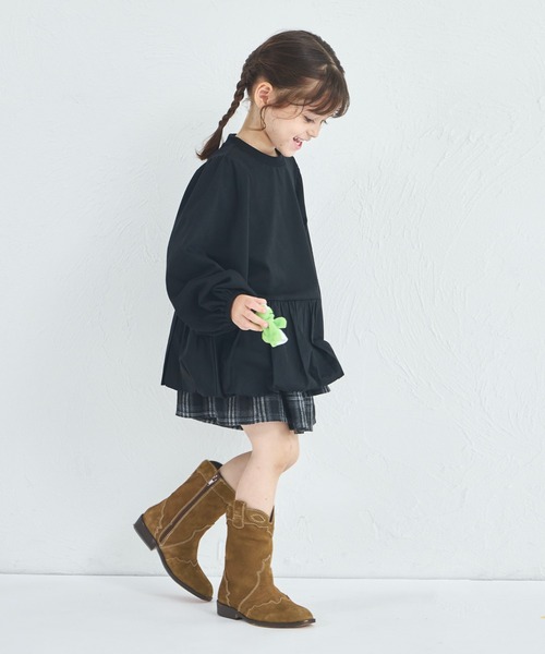 pairmanon（ペアマノン） スカート フリル ティアード チェック