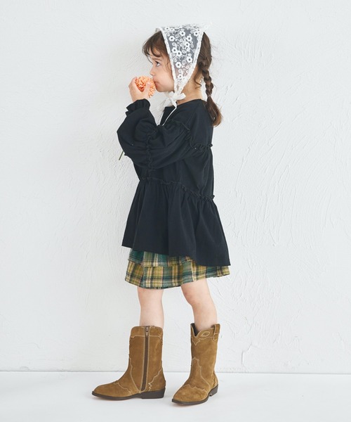 pairmanon（ペアマノン） スカート フリル ティアード チェック